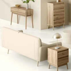 Cómoda Abana 4 Cajones Beige