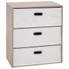 Cómoda con 3 cajones beige 60cm