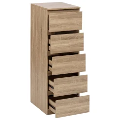 Cómoda con 5 cajones de mdf DOLO
