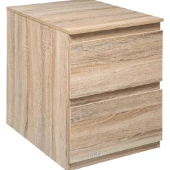 Cómoda de almacenaje DOLO beige con 2 cajones