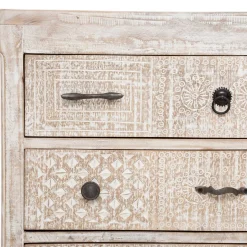 Cómoda De Madera Ajay 126x40x94Cm