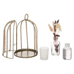 Coffret Jaula Con Vela Y Difusor Lino