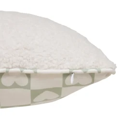Cojín corazón beige