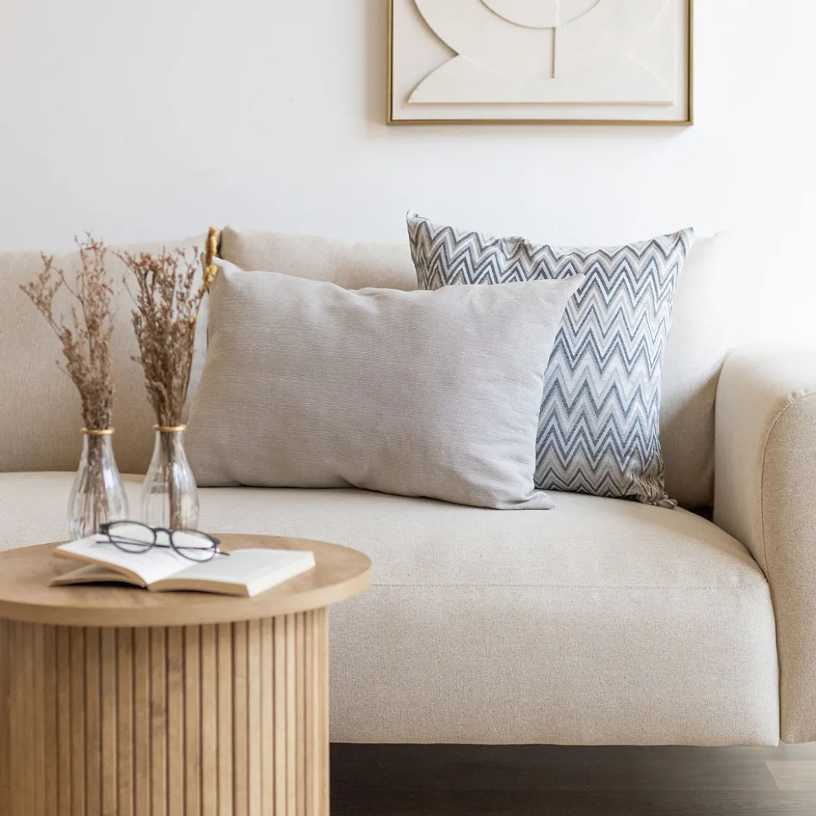 Cojín decorativo GLOW beige 45x60cm