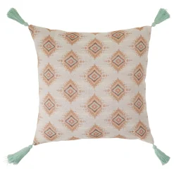 Cojín decorativo IKAT jacquard 38x38cm