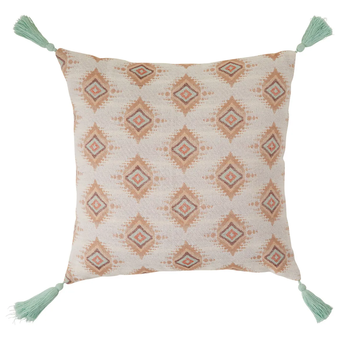 Cojín decorativo IKAT jacquard 38x38cm