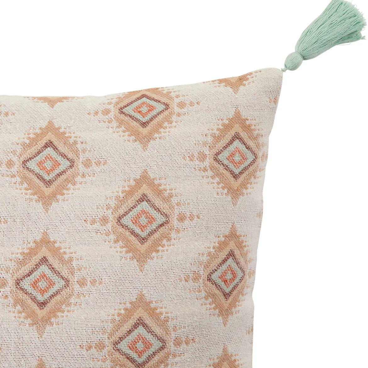 Cojín decorativo IKAT jacquard 38x38cm