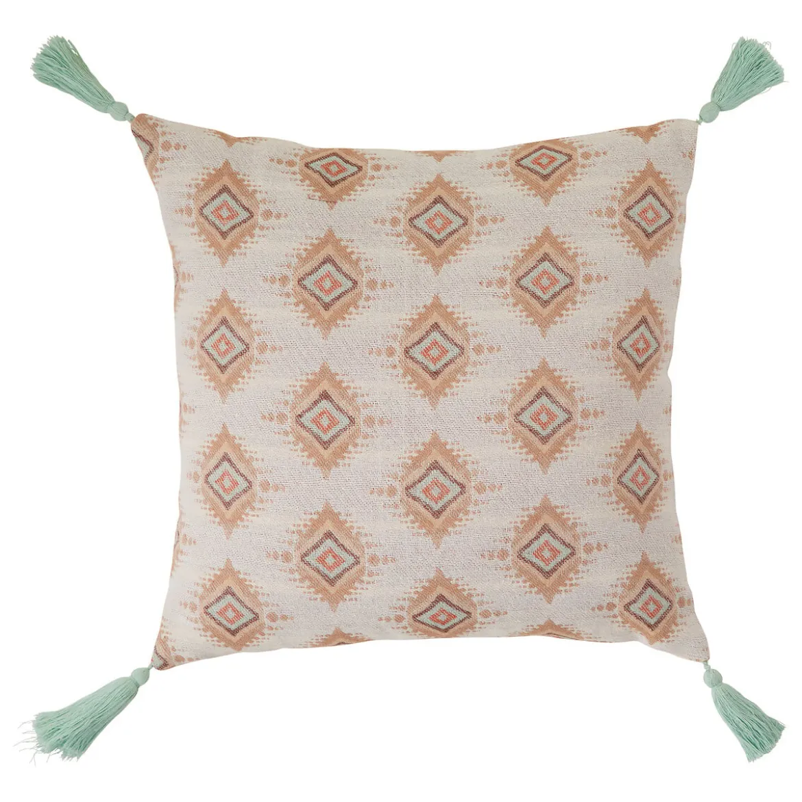 Cojín decorativo IKAT jacquard 38x38cm