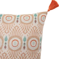 Cojín decorativo IKAT jacquard 50x50cm