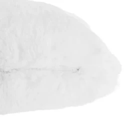 Cojín De Pelo Sintético Blanco 30x45Cm