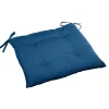 Cojín de silla KORAI azul 40x40cm