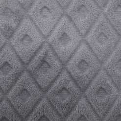 Cojín 3D Rombos Gris 40x40Cm