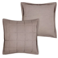 Cojín ELLIE taupe 45x45cm