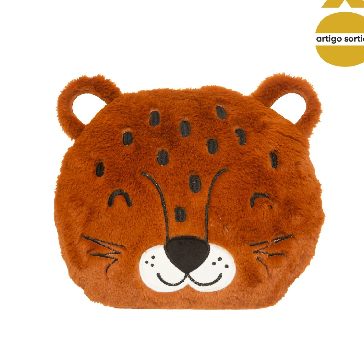 Cojín Leopardo Marrón Jungle 30x30Cm