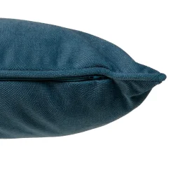 Cojín LILOU de tela azul oscuro