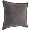 Cojín LILOU gris oscuro 45x45cm