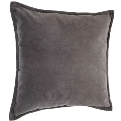 Cojín LILOU gris oscuro 45x45cm