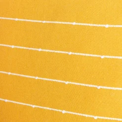 Cojín LINECHIC amarillo de algodón 45x45cm