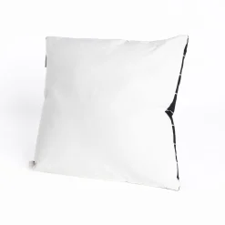 Cojín LINECHIC negro de algodón 45x45cm