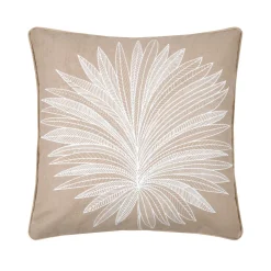 Cojín MEKONG taupe de algodón 50x50cm