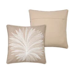 Cojín MEKONG taupe de algodón 50x50cm