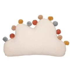 Cojín OASIS nube con pompones
