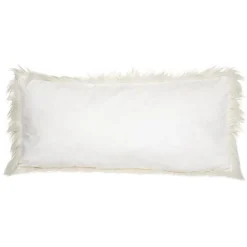 Cojín Oslo Marfil Con Pelo 35x75Cm