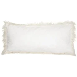 Cojín Oslo Marfil Con Pelo 35x75Cm