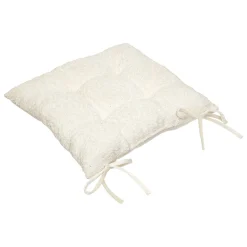 Cojín para silla AUTOMNE BOUCLETTE marfil 38x38cm