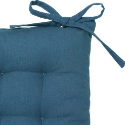 Cojín Para Silla Azul 38x38Cm
