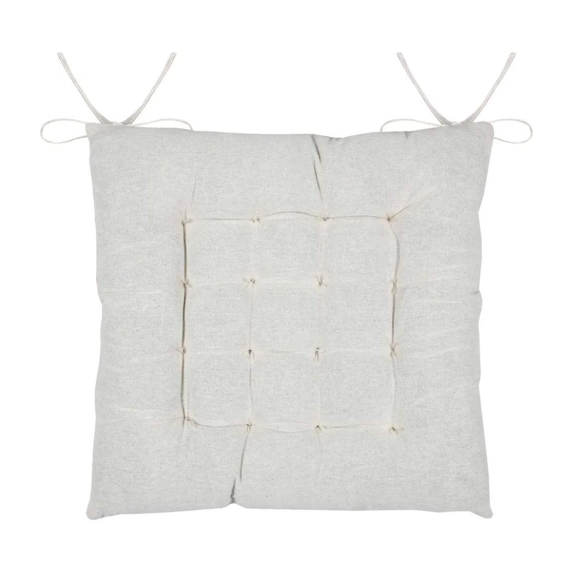 Cojín para silla CAMBODGE natural 38x38cm