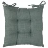 Cojín para silla CLEM verde oscuro 38x38cm