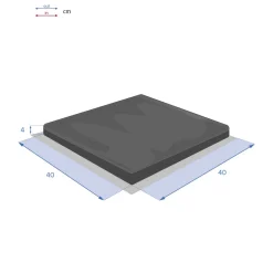Cojín para silla exterior KORAI verde oliva