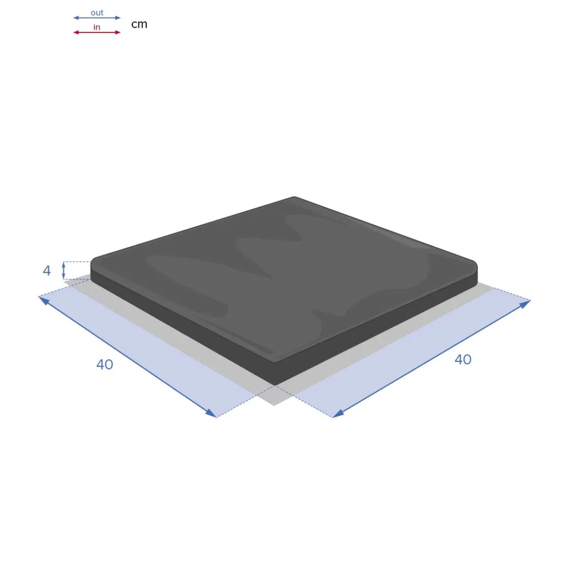 Cojín para silla exterior KORAI mostaza