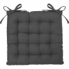 Cojín Para Silla Gris Oscuro 38x38Cm