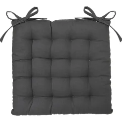 Cojín Para Silla Gris Oscuro 38x38Cm