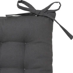 Cojín Para Silla Gris Oscuro 38x38Cm