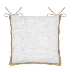 Cojín para silla JOSEPHA blanco 38x38cm