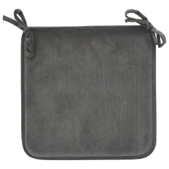 Cojín para silla LILOU gris oscuro