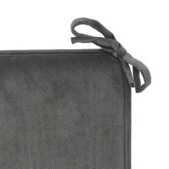 Cojín para silla LILOU gris oscuro