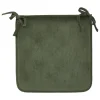 Cojín para silla LILOU verde caqui