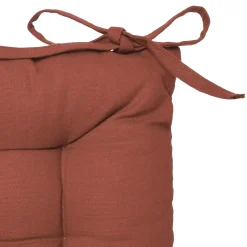 Cojín Para Silla Terracota 38x38Cm
