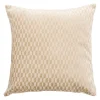 Cojín SELIA beige de terciopelo 40x40cm