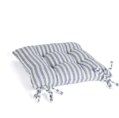 Cojín SLUB STRIPES azul 40x40cm