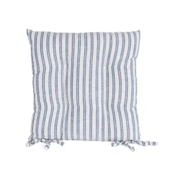 Cojín SLUB STRIPES azul 40x40cm