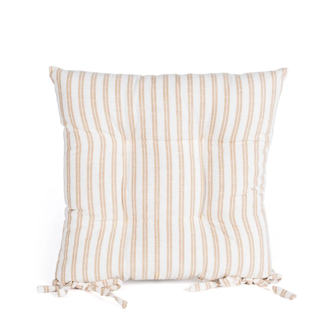Cojín SLUB STRIPES beige 40x40cm