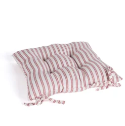 Cojín SLUB STRIPES terracota 40x40cm