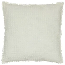 Cojín The Floral Waffle Blanco 45x45cm