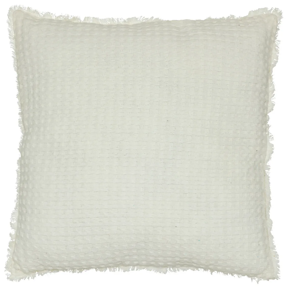 Cojín The Floral Waffle Blanco 45x45cm