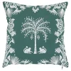 Cojín THE PALM RESORT verde 45x45cm